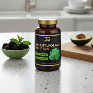 Kapsułki - Aktywny kwas foliowy (Metylfolian) 400 μg