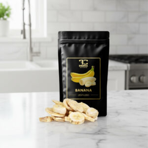 Banany liofilizowane - chrupiące, zdrowe chipsy bananowe w plasterkach