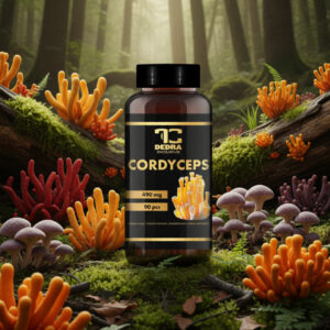 Kapsułki - Cordyceps 490 mg na energię i wydajność