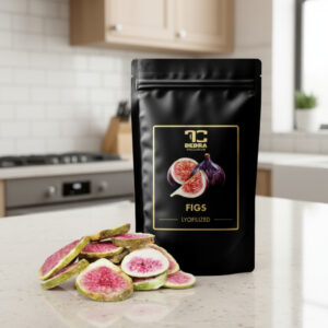 Figi liofilizowane - chrupiące, słodkie plastry suszonych mrozem fig