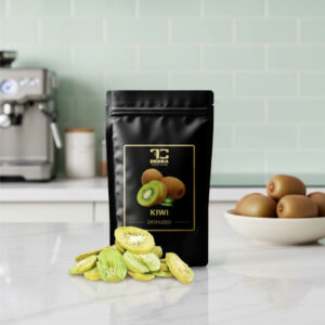 Kiwi liofilizowane - chrupiące, zielone plastry suszonego mrozem kiwi