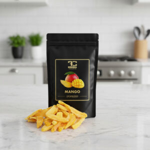 Mango liofilizowane - złote, chrupiące plastry suszonego mrozem mango