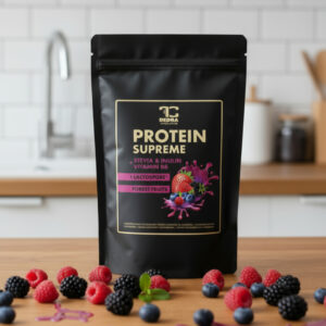 Odżywka Białkowa Opakowanie - Odżywka białkowa Protein Supreme o smaku owoców leśnych z probiotykiem