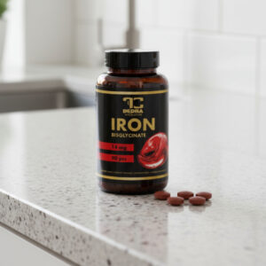 żelazo - Kapsułki Bisglicynian Żelaza 14 mg - suplement żelaza na anemię